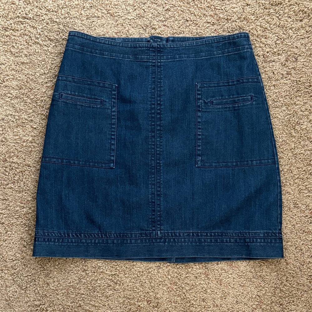 NIC+ZOE A-line Denim Mini Skirt